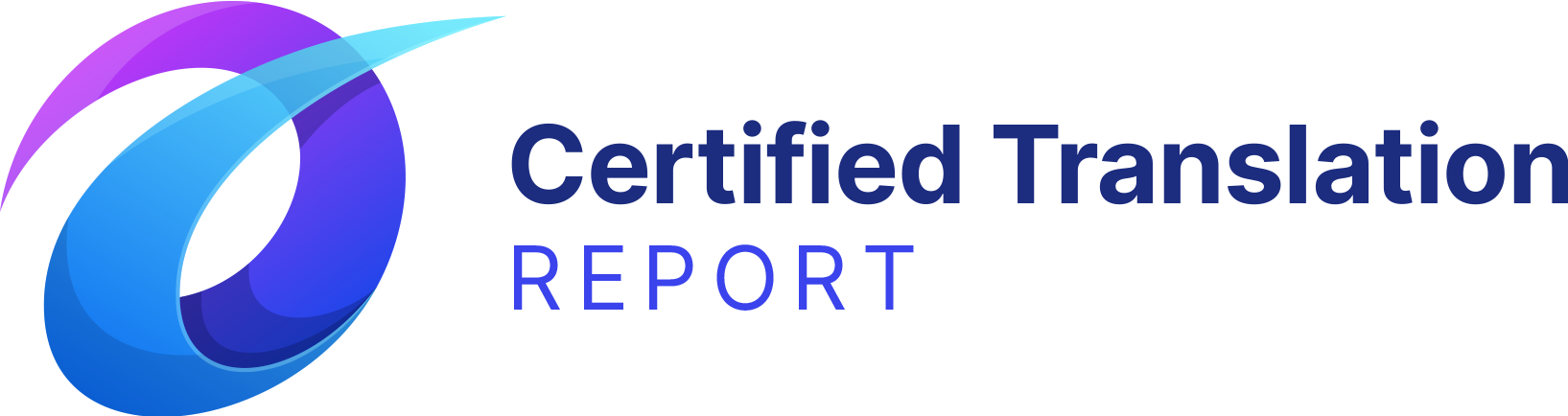 Certified Translation Report Logo